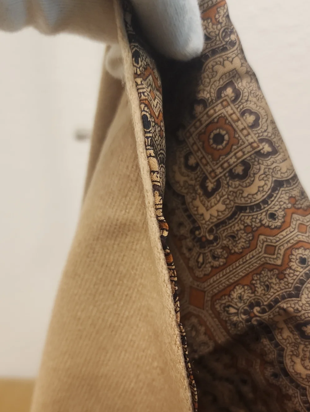 Vintage Christian Dior Geometric Pattern Scarf